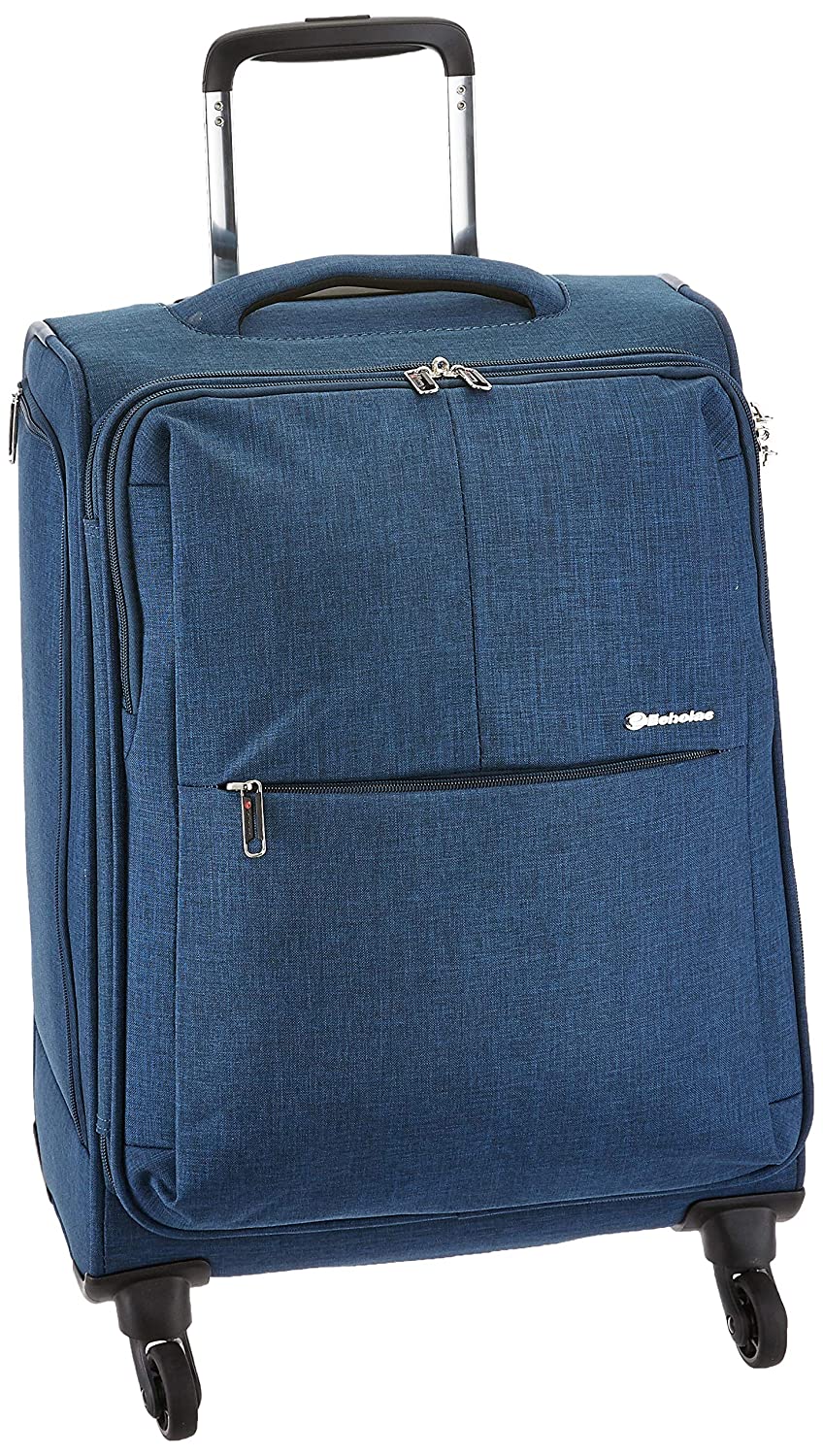 Echolac Gemini Medium Navy Blue Soft Sided Cabin Suitcase Trolley 58cm (CT807) Echolac New